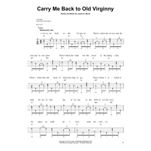 Carry Me Back To Old Virginny